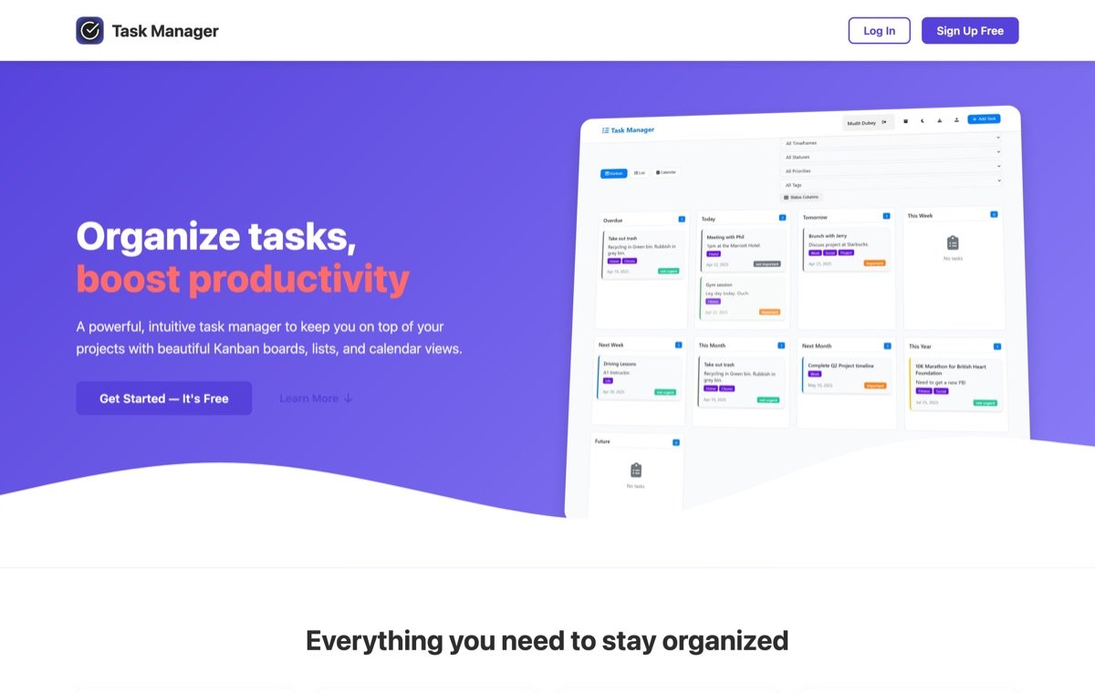 Task Manager app